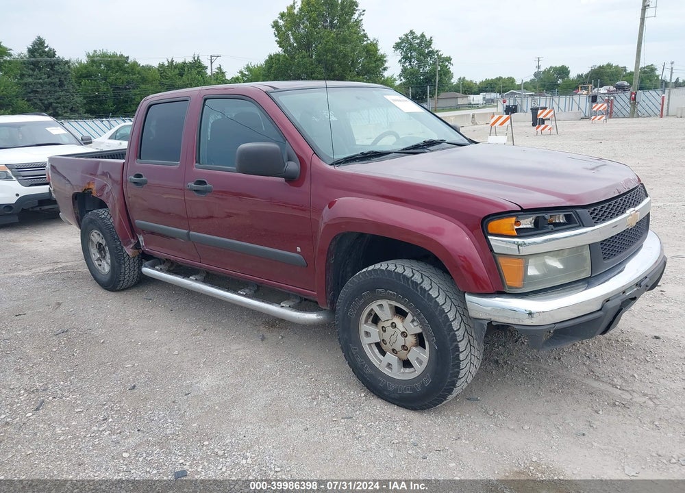 2008 CHEVROLET COLORADO LT VIN: 1GCDS13E088170168