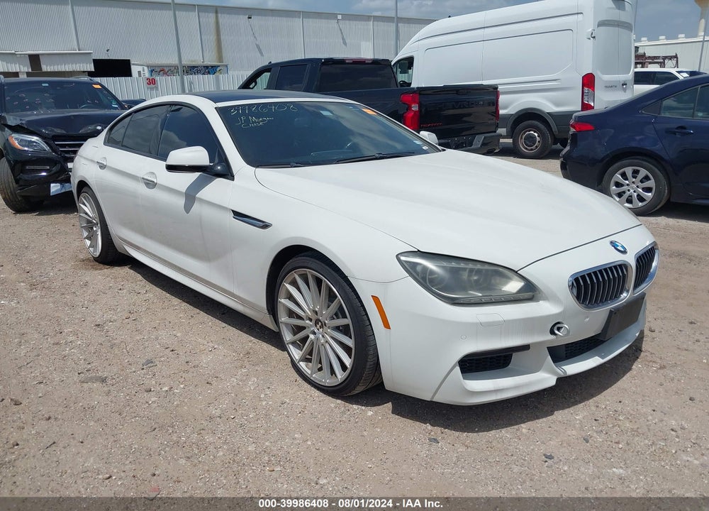 2014 BMW 640I GRAN COUPE VIN: WBA6A0C55ED317316