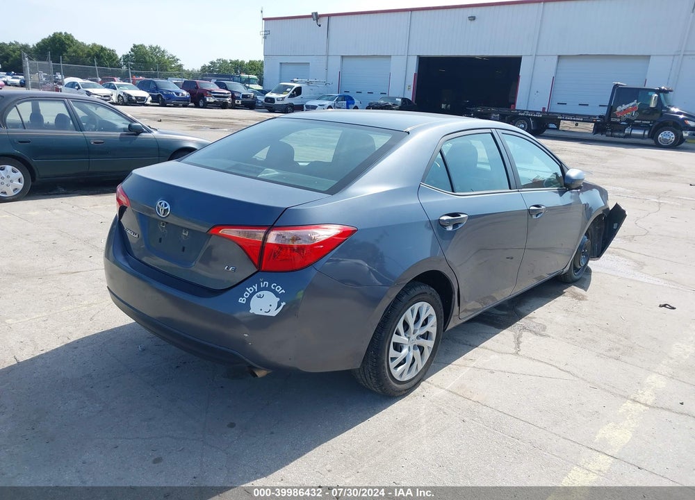 2017 TOYOTA COROLLA LE VIN: 5YFBURHE6HP655153
