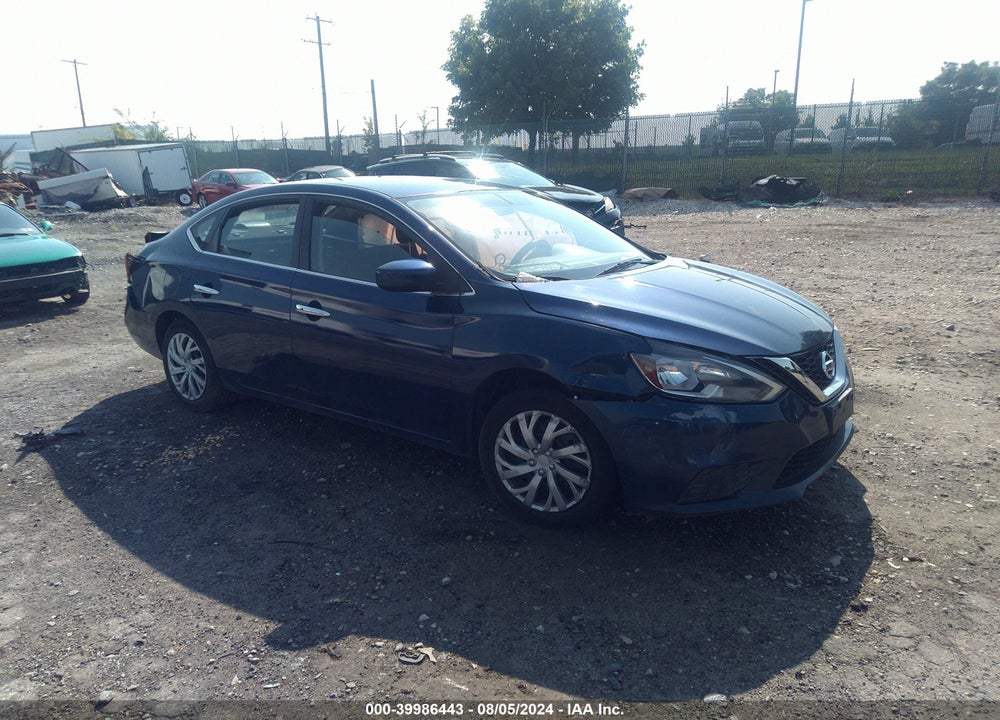 2017 NISSAN SENTRA SV VIN: 3N1AB7AP5HY285169