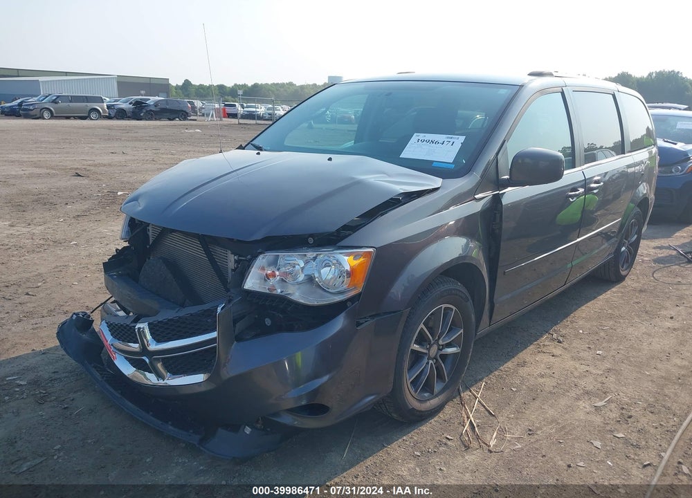 2017 DODGE GRAND CARAVAN SXT VIN: 2C4RDGCG6HR760688