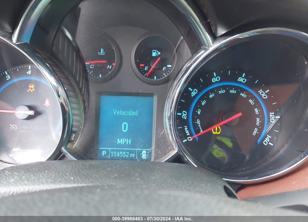 2012 CHEVROLET CRUZE 2LT VIN: 1G1PG5SC0C7286175