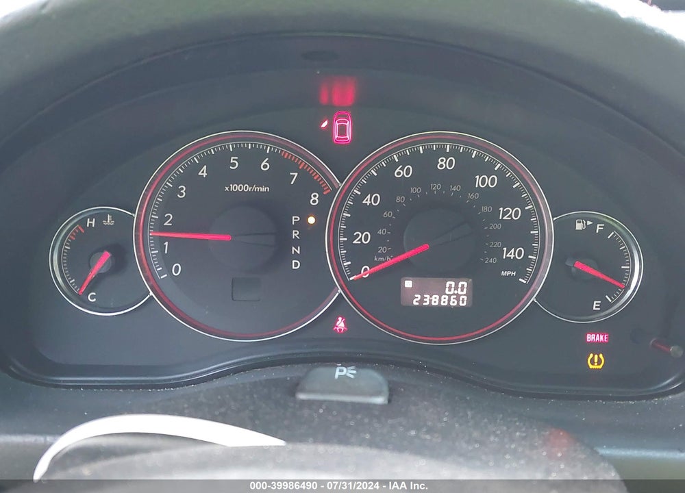 2008 SUBARU LEGACY VIN: 4S3BL626687215826