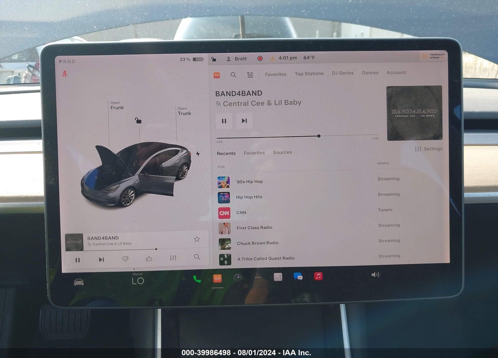 2018 TESLA MODEL 3 LONG RANGE/PERFORMANCE VIN: 5YJ3E1EB0JF116672