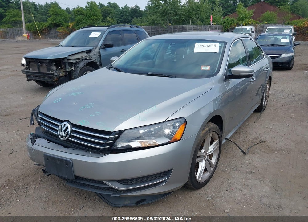 2014 VOLKSWAGEN PASSAT 1.8T SE VIN: 1VWBT7A38EC089529