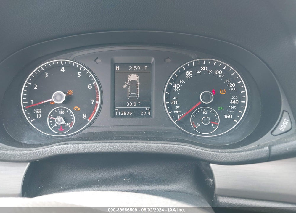 2014 VOLKSWAGEN PASSAT 1.8T SE VIN: 1VWBT7A38EC089529
