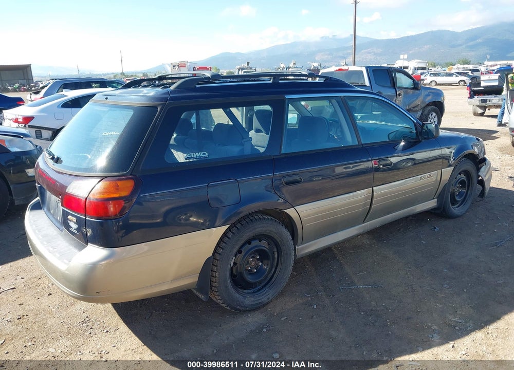 2002 SUBARU OUTBACK VIN: 4S3BH675527624618