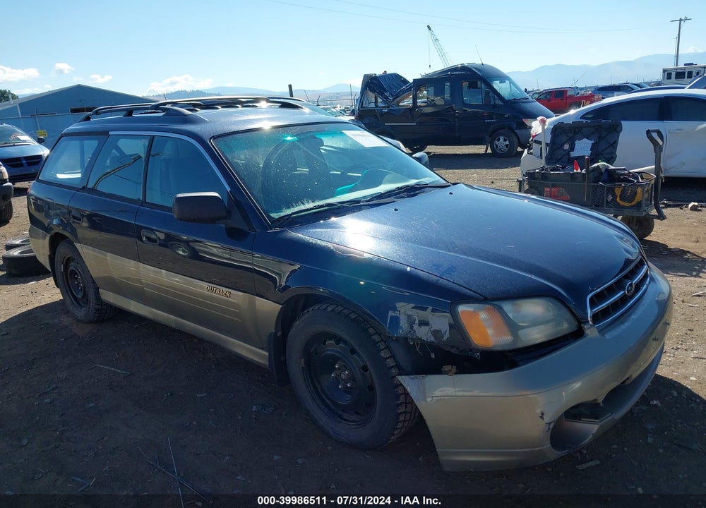 2002 SUBARU OUTBACK VIN: 4S3BH675527624618