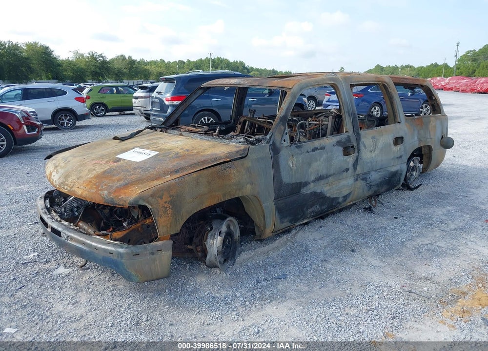 2002 CHEVROLET SUBURBAN 1500 LT VIN: 1GNEC16Z12J206604