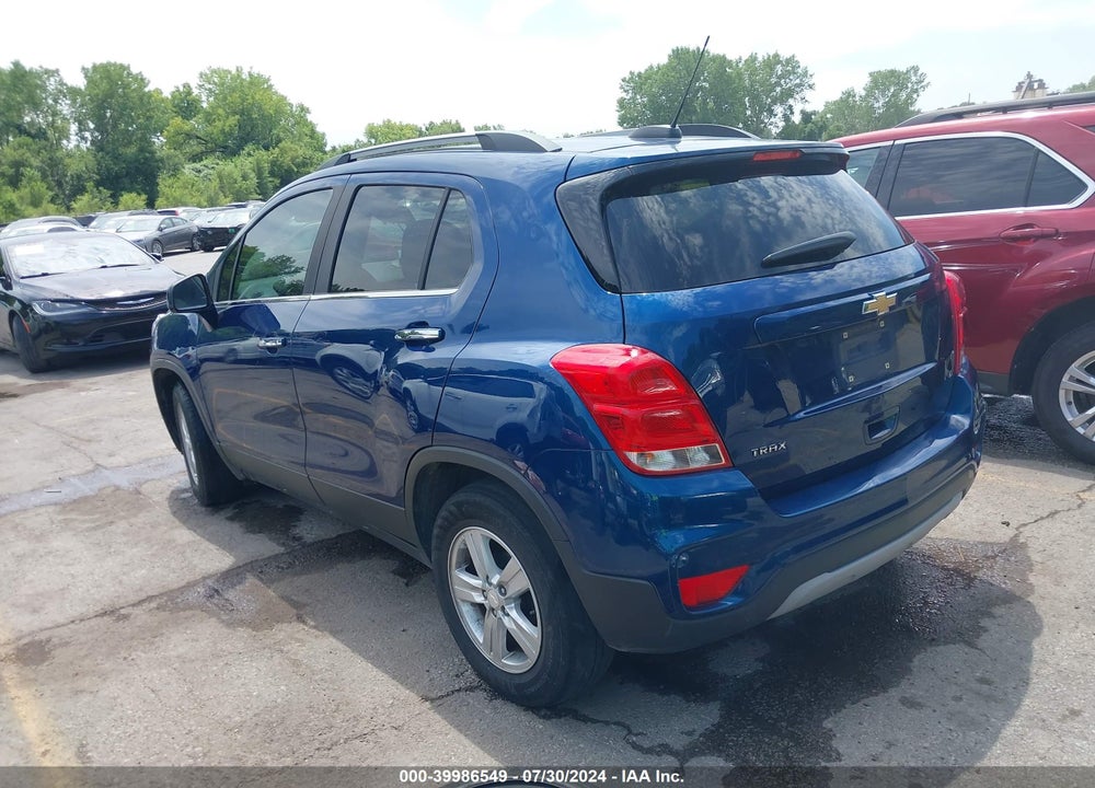 2019 CHEVROLET TRAX LT VIN: 3GNCJLSB5KL318476