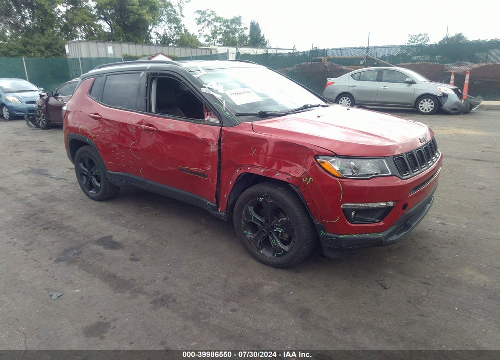 2019 JEEP COMPASS ALTITUDE 4X4 VIN: 3C4NJDBB1KT813328