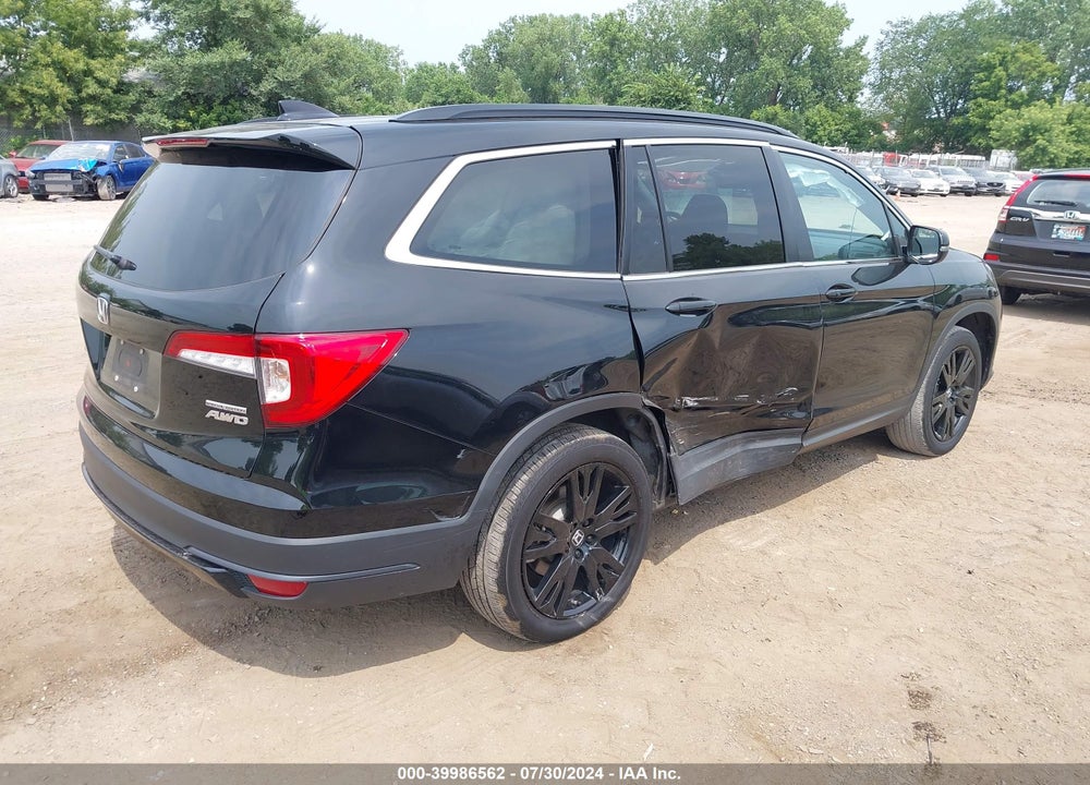 2022 HONDA PILOT AWD SPECIAL EDITION VIN: 5FNYF6H21NB041014