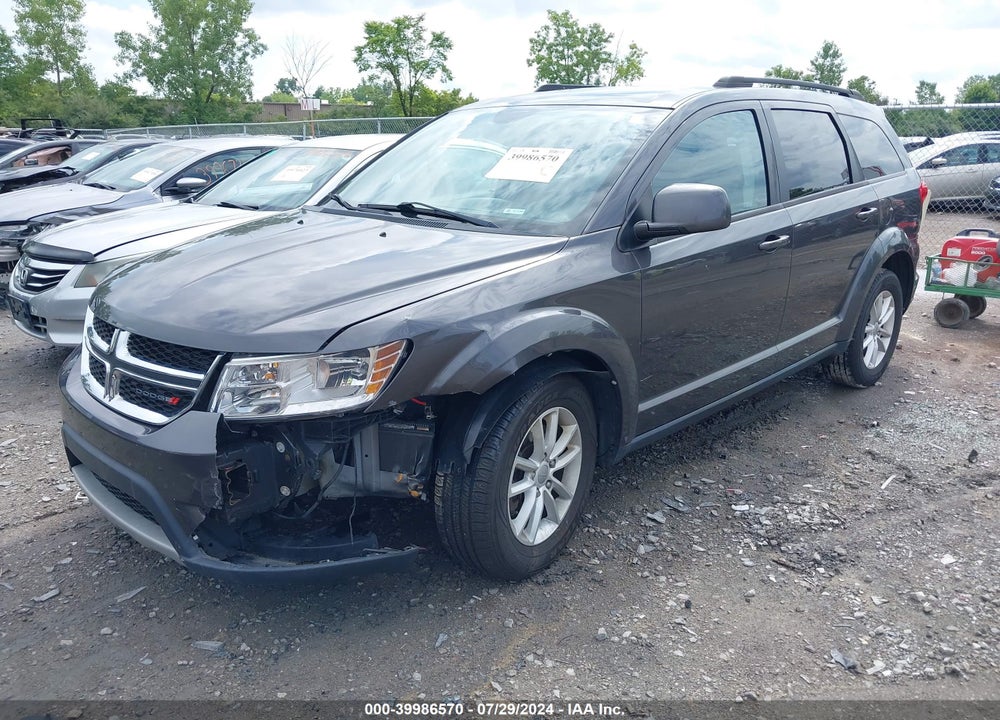2014 DODGE JOURNEY SXT VIN: 3C4PDCBB2ET258307
