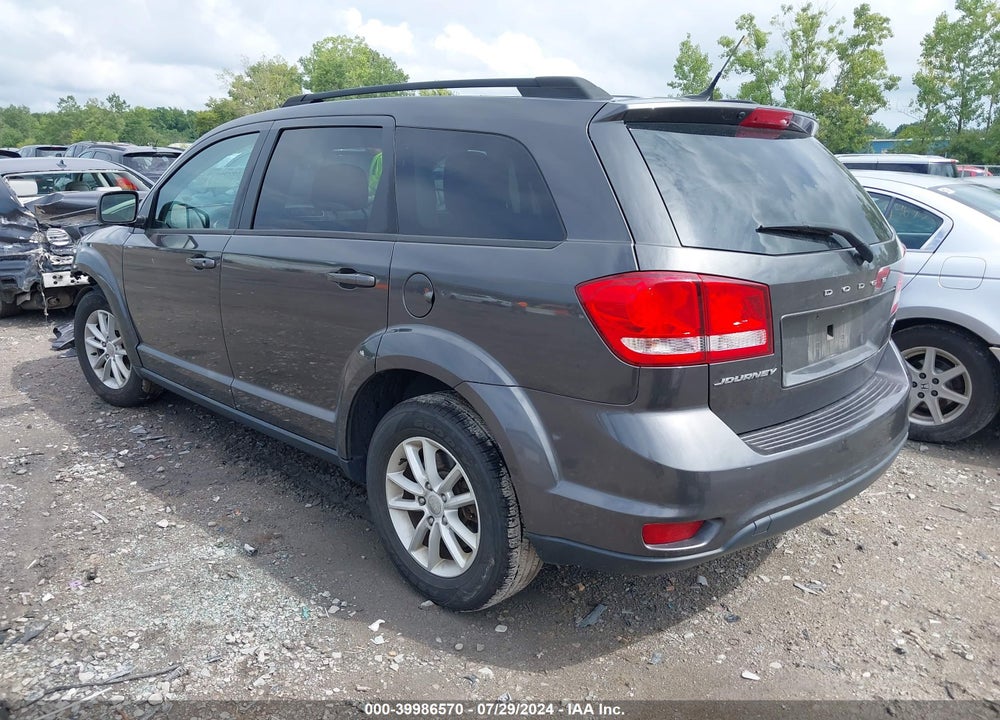 2014 DODGE JOURNEY SXT VIN: 3C4PDCBB2ET258307