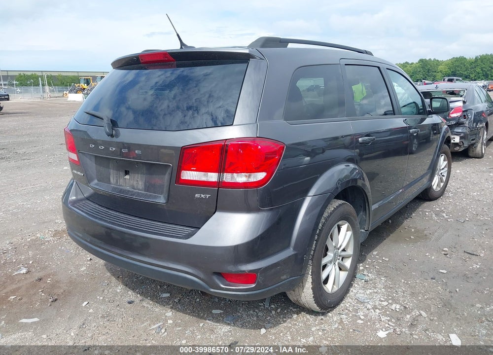 2014 DODGE JOURNEY SXT VIN: 3C4PDCBB2ET258307