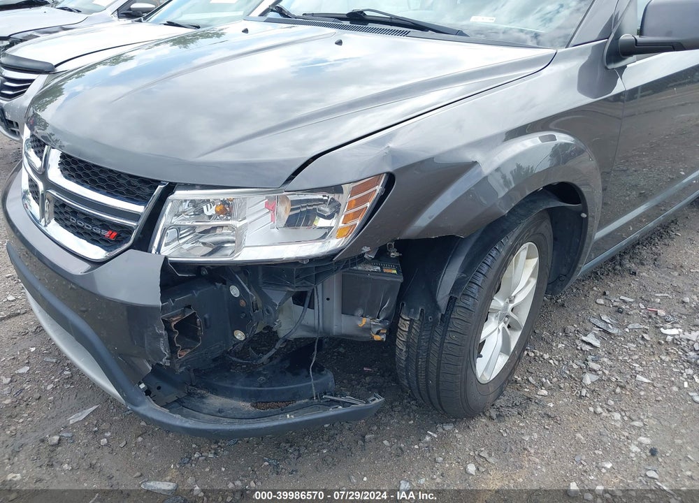 2014 DODGE JOURNEY SXT VIN: 3C4PDCBB2ET258307