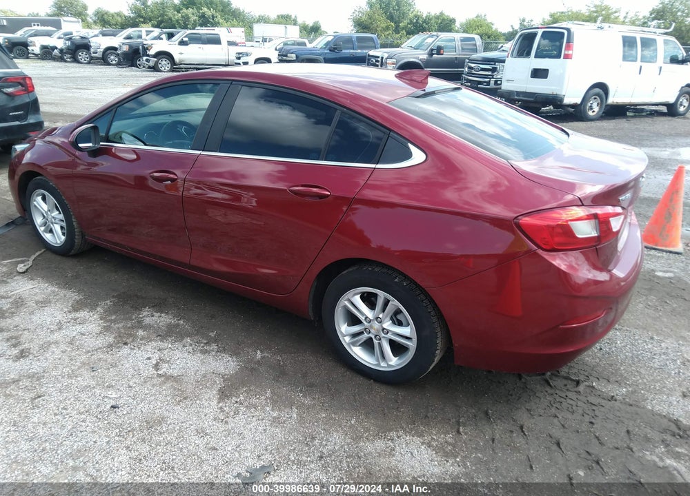 2018 CHEVROLET CRUZE LT AUTO VIN: 1G1BE5SM6J7193313