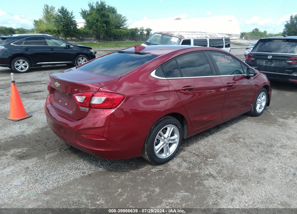 2018 CHEVROLET CRUZE LT AUTO VIN: 1G1BE5SM6J7193313