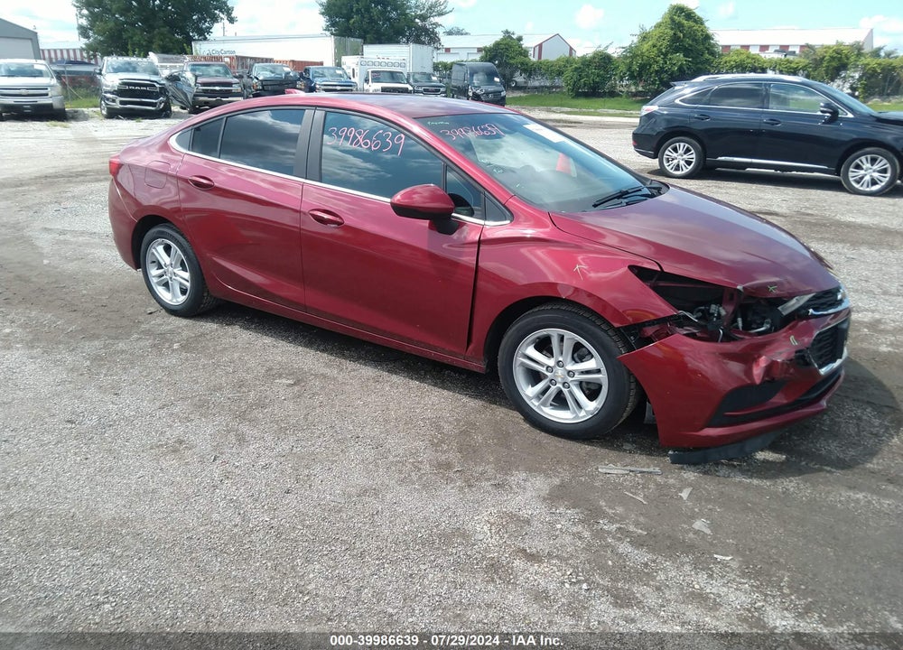 2018 CHEVROLET CRUZE LT AUTO VIN: 1G1BE5SM6J7193313