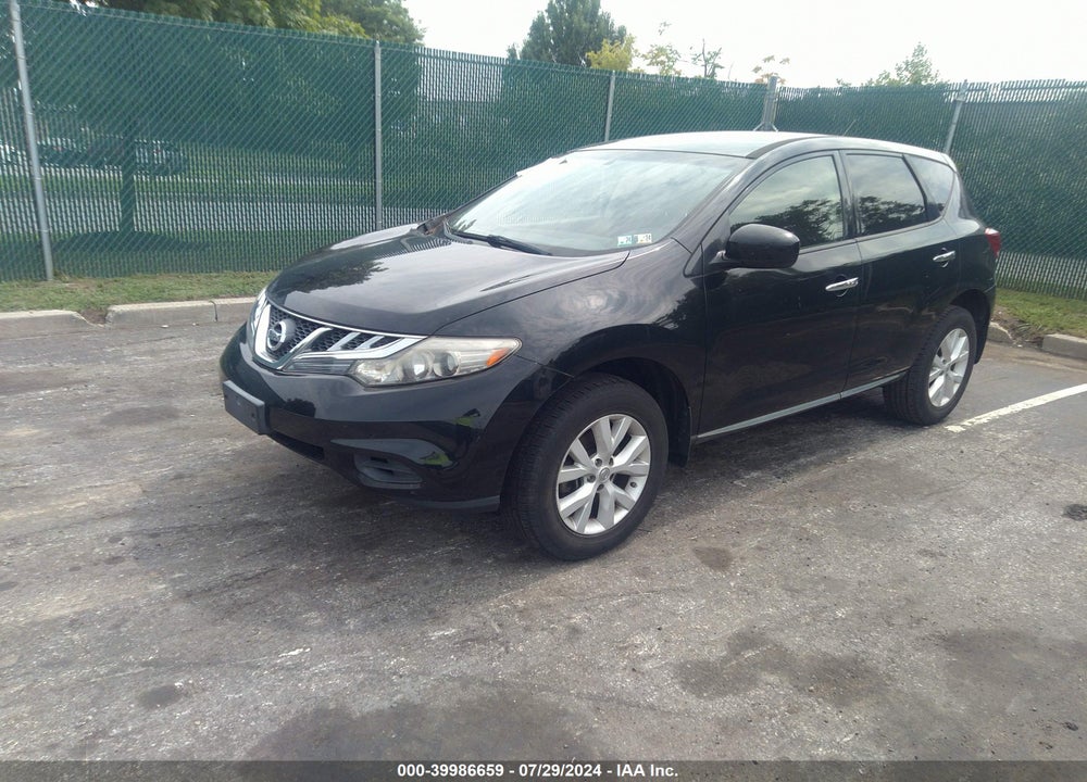 2012 NISSAN MURANO S VIN: JN8AZ1MW8CW226095