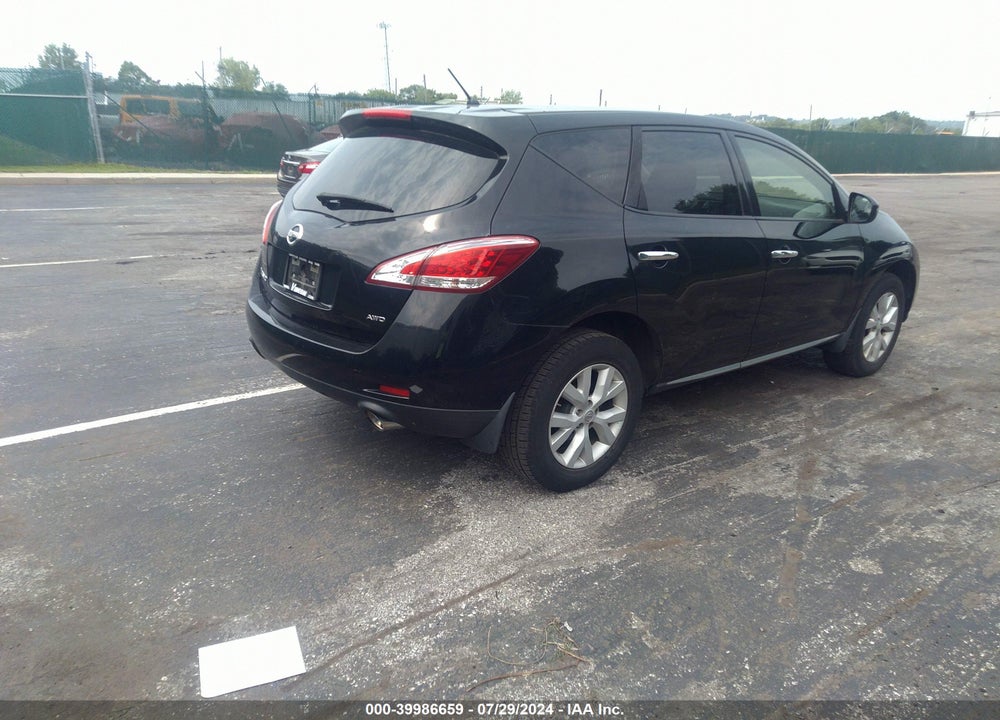 2012 NISSAN MURANO S VIN: JN8AZ1MW8CW226095