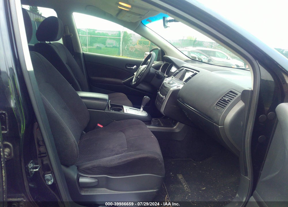 2012 NISSAN MURANO S VIN: JN8AZ1MW8CW226095