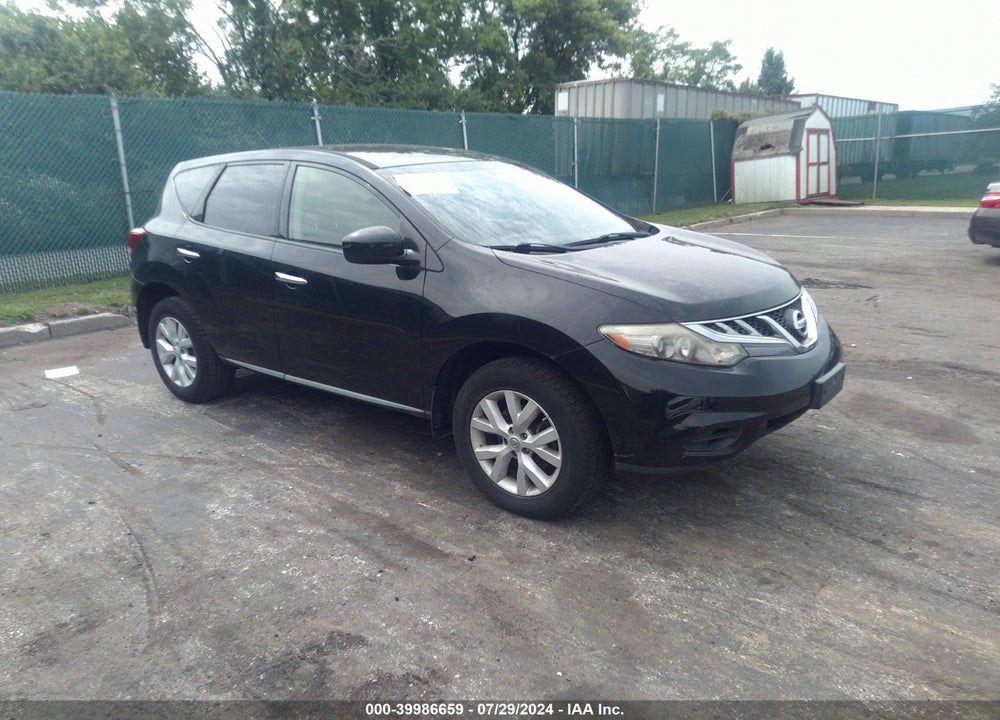 2012 NISSAN MURANO S VIN: JN8AZ1MW8CW226095