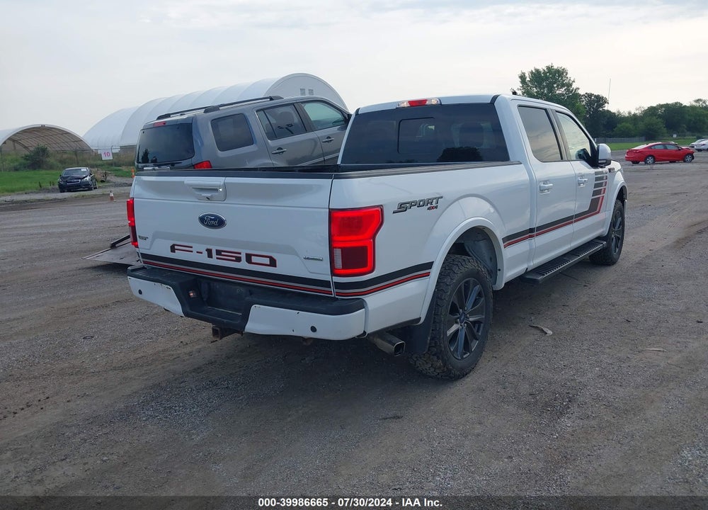 2018 FORD F-150 LARIAT VIN: 1FTFW1EGXJFD02785