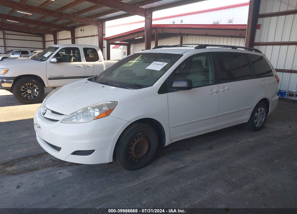 2008 TOYOTA SIENNA LE VIN: 5TDZK23C18S206701