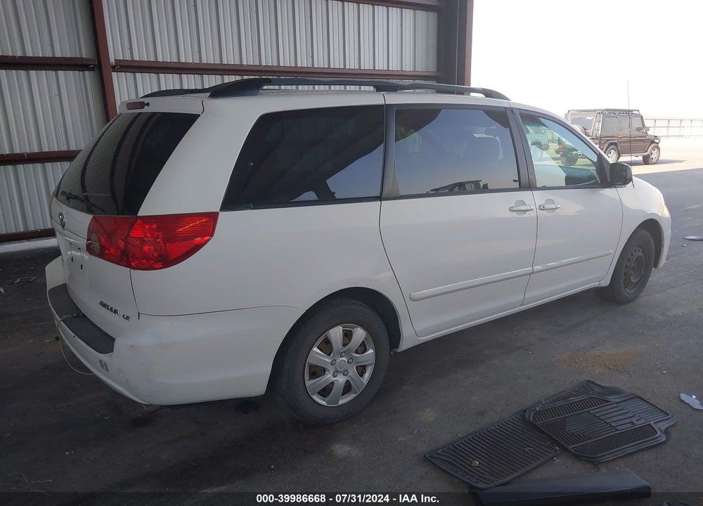 2008 TOYOTA SIENNA LE VIN: 5TDZK23C18S206701
