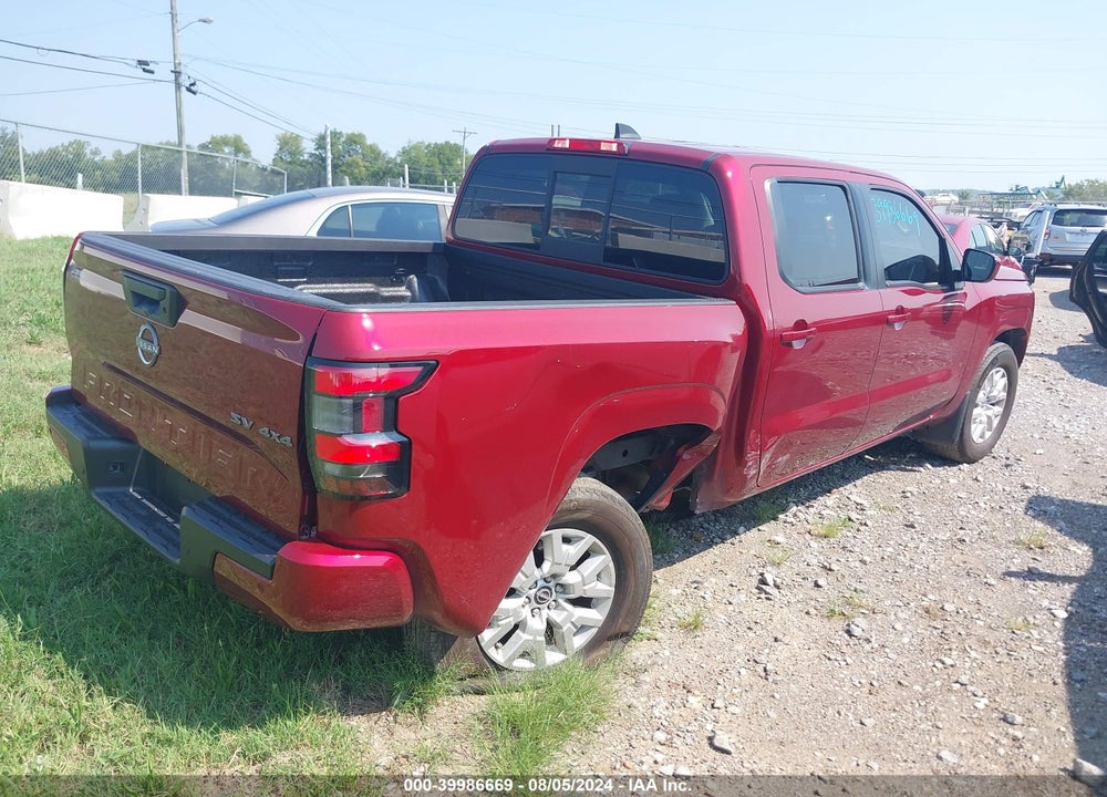 2022 NISSAN FRONTIER SV 4X4 VIN: 1N6ED1EK7NN612097