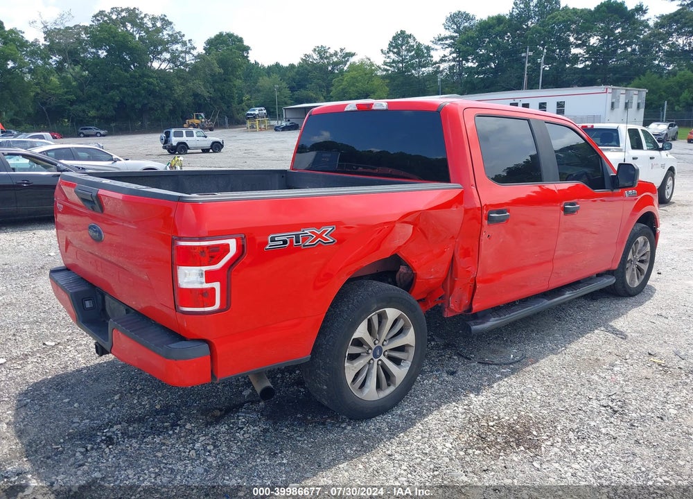 2018 FORD F-150 XL VIN: 1FTEW1CP9JFA16568