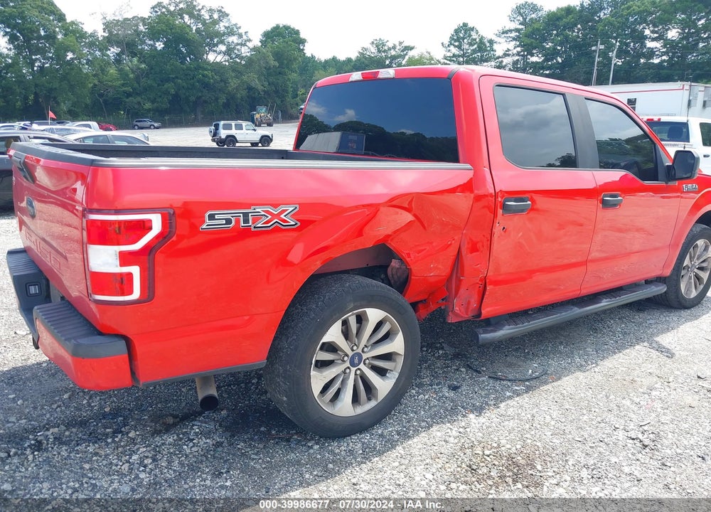 2018 FORD F-150 XL VIN: 1FTEW1CP9JFA16568