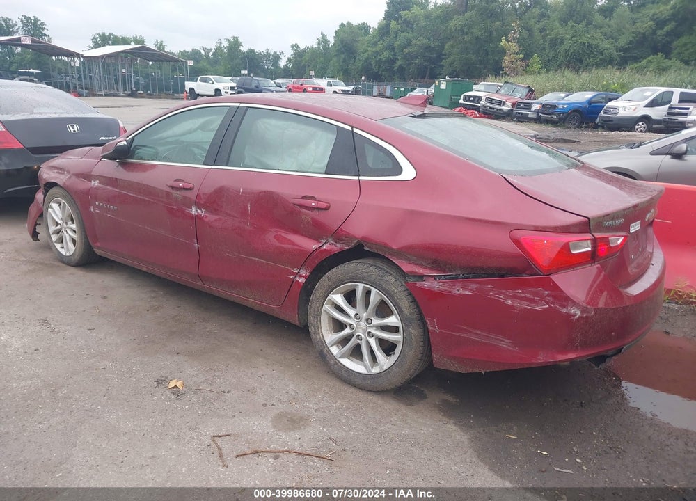 2018 CHEVROLET MALIBU LT VIN: 1G1ZD5ST6JF177983