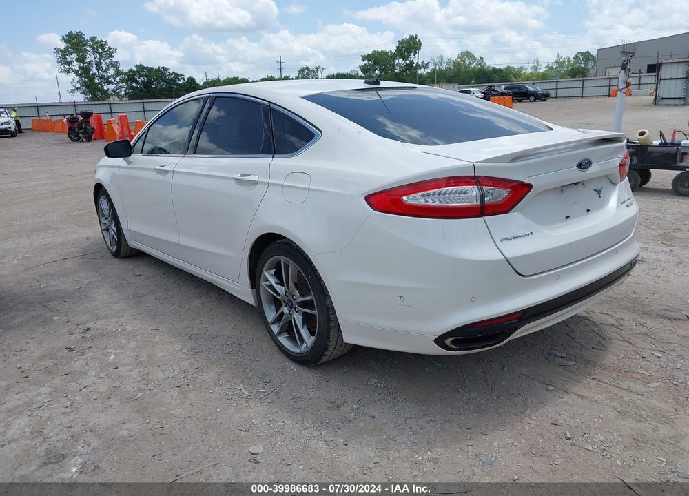 2013 FORD FUSION TITANIUM VIN: 3FA6P0K96DR303345