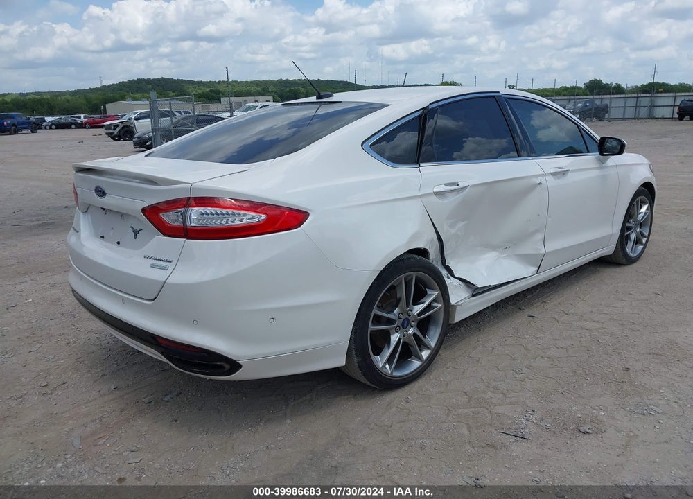 2013 FORD FUSION TITANIUM VIN: 3FA6P0K96DR303345