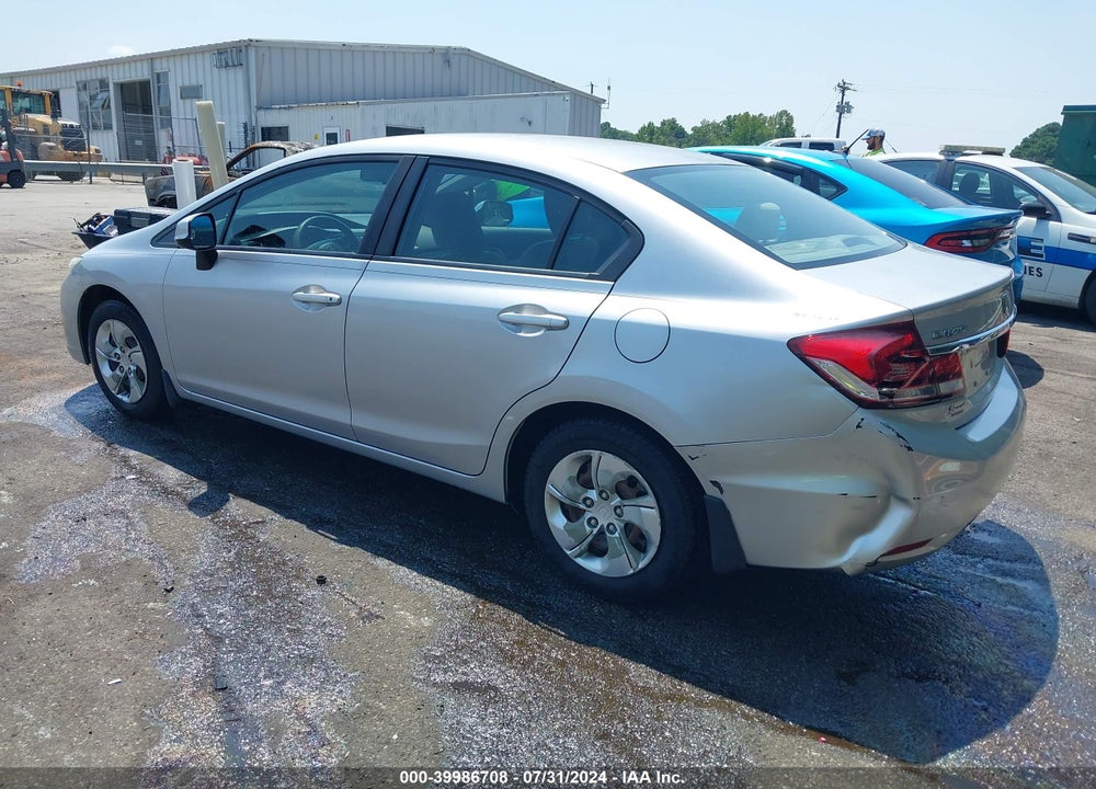 2013 HONDA CIVIC LX VIN: 19XFB2F55DE013603