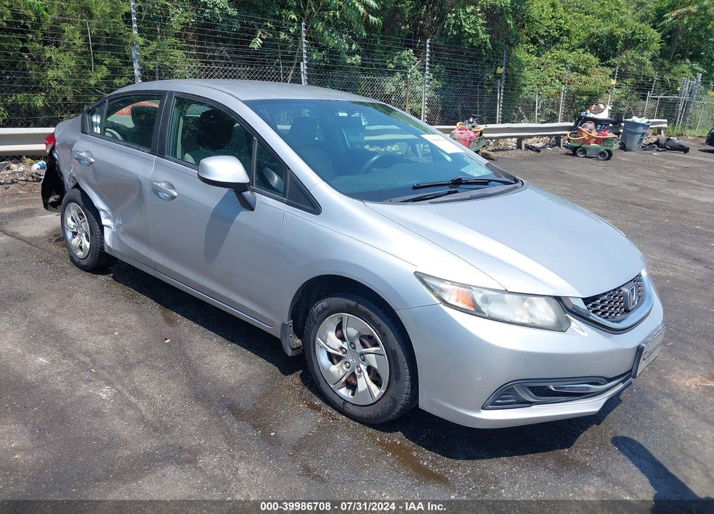 2013 HONDA CIVIC LX VIN: 19XFB2F55DE013603
