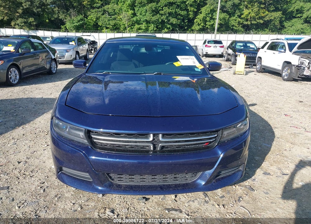 2016 DODGE CHARGER SE VIN: 2C3CDXBGXGH121682
