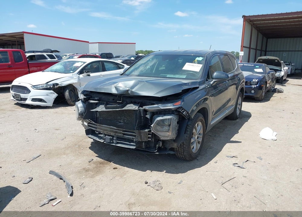 2019 HYUNDAI SANTA FE SE VIN: 5NMS2CAD6KH134648