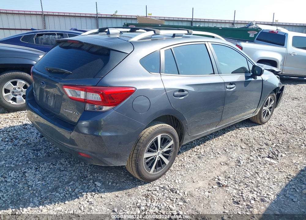 2019 SUBARU IMPREZA VIN: 4S3GTAC64K3716736
