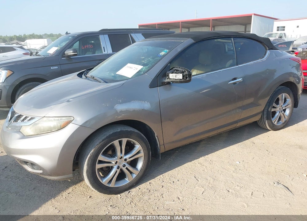 2011 NISSAN MURANO CROSSCABRIOLET VIN: JN8AZ1FY5BW003526