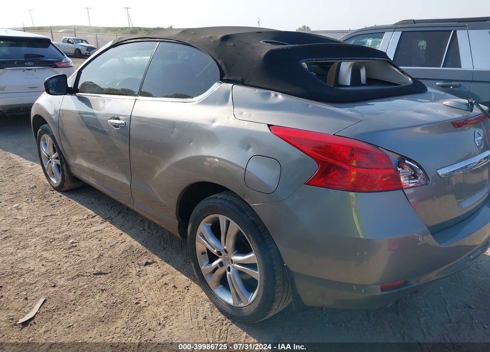 2011 NISSAN MURANO CROSSCABRIOLET VIN: JN8AZ1FY5BW003526