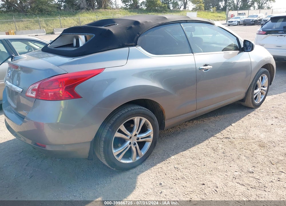 2011 NISSAN MURANO CROSSCABRIOLET VIN: JN8AZ1FY5BW003526