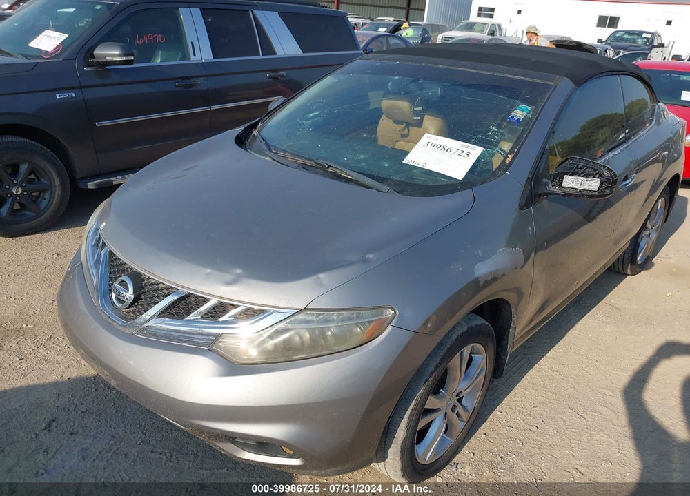 2011 NISSAN MURANO CROSSCABRIOLET VIN: JN8AZ1FY5BW003526