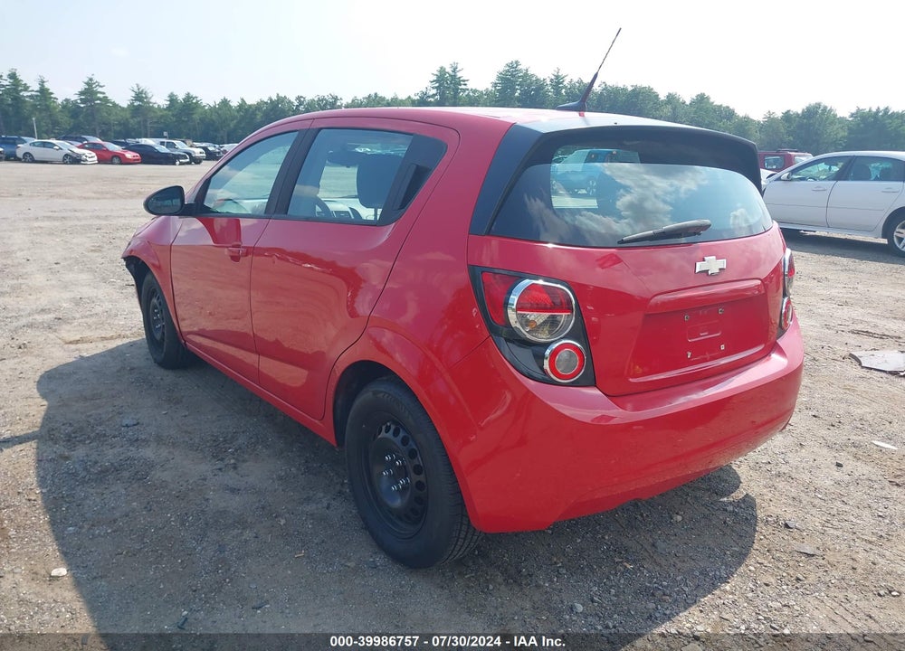 2013 CHEVROLET SONIC LS AUTO VIN: 1G1JA6SH3D4213958