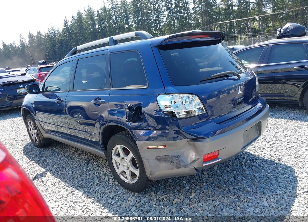 2003 MITSUBISHI OUTLANDER XLS VIN: JA4LX41G33U063645
