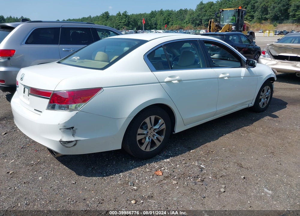 2011 HONDA ACCORD 2.4 SE VIN: 1HGCP2F66BA119878