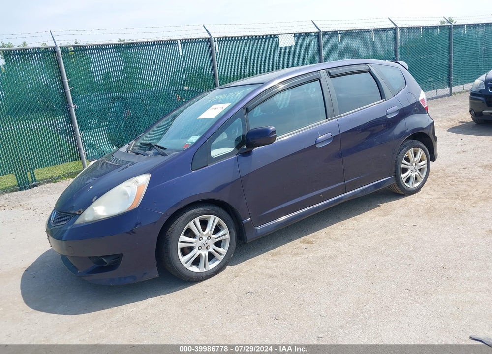 2009 HONDA FIT SPORT VIN: JHMGE88479S069032