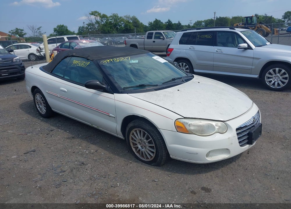 2006 CHRYSLER SEBRING TOURING VIN: 1C3EL55R16N261056